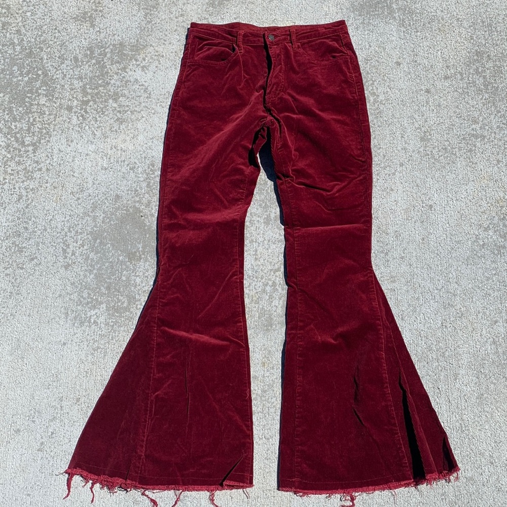Altar’d State Red Corduroy Pants